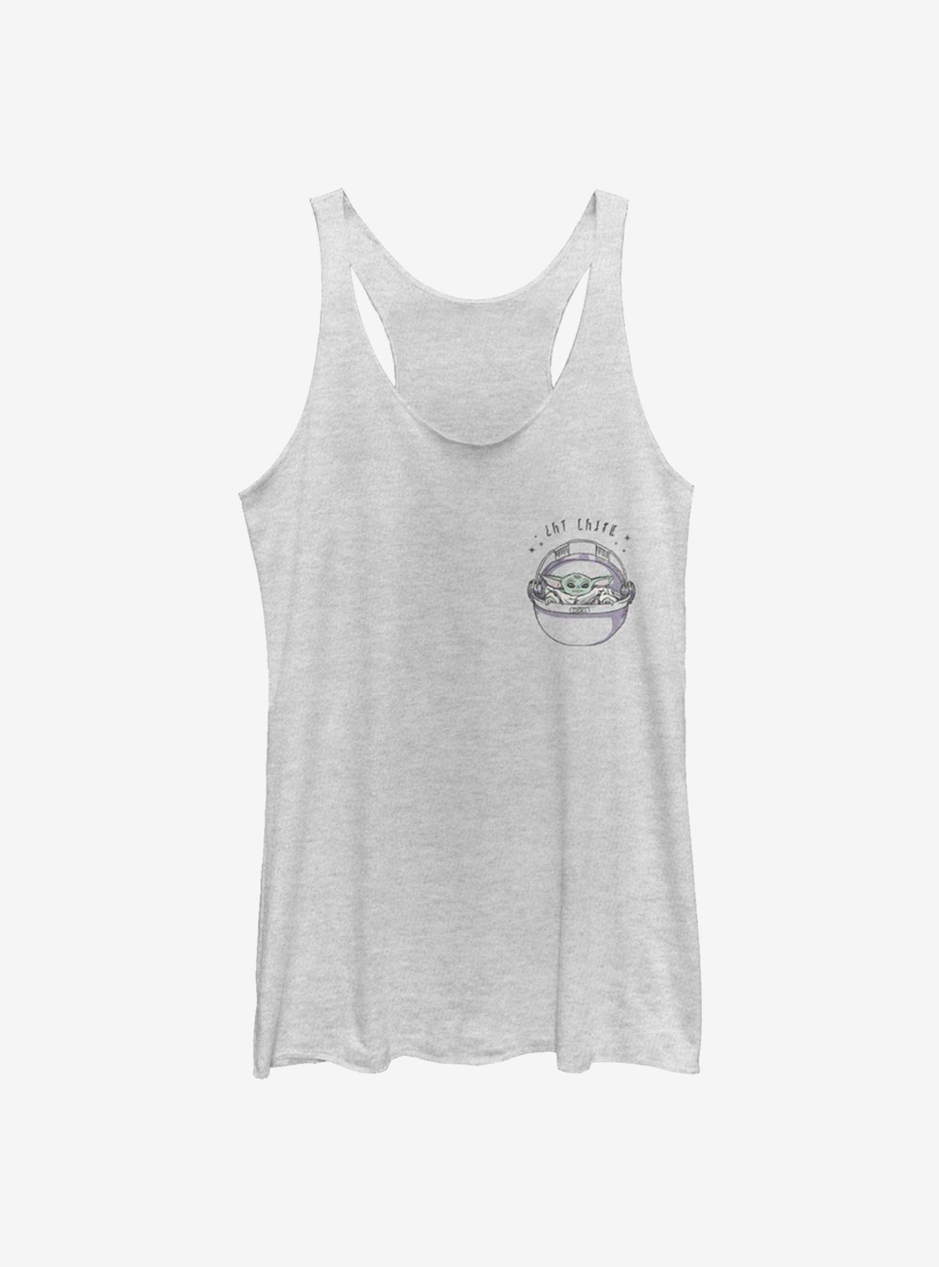 Star Wars The Mandalorian The Child Outline Badge Girls Tank, , hi-res