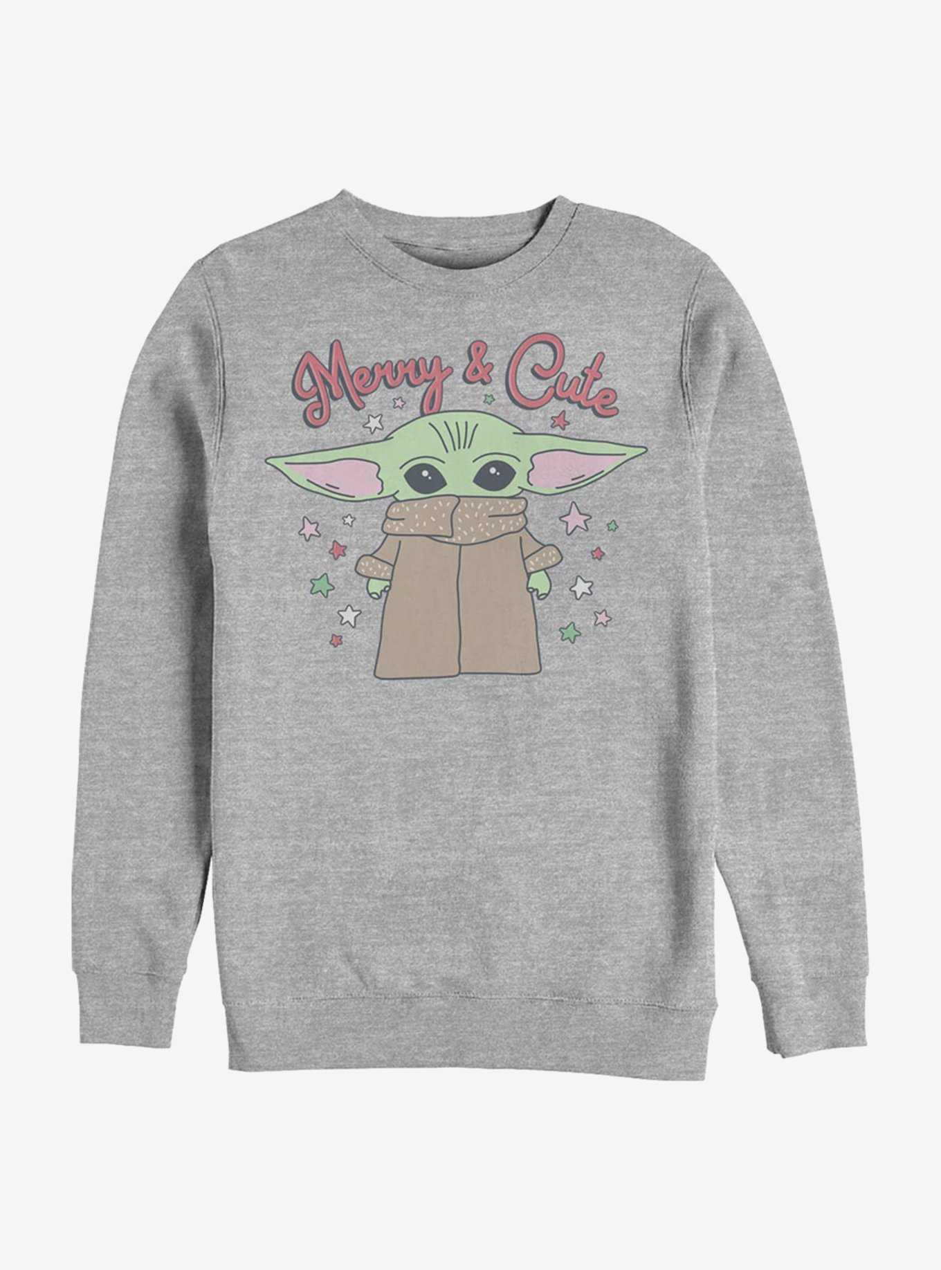 Star Wars The Mandalorian The Child Merry And Cute Crew Sweatshirt, , hi-res