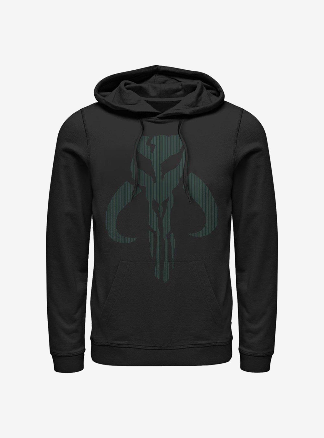 Star Wars The Mandalorian Mando Color Crest Hoodie, BLACK, hi-res