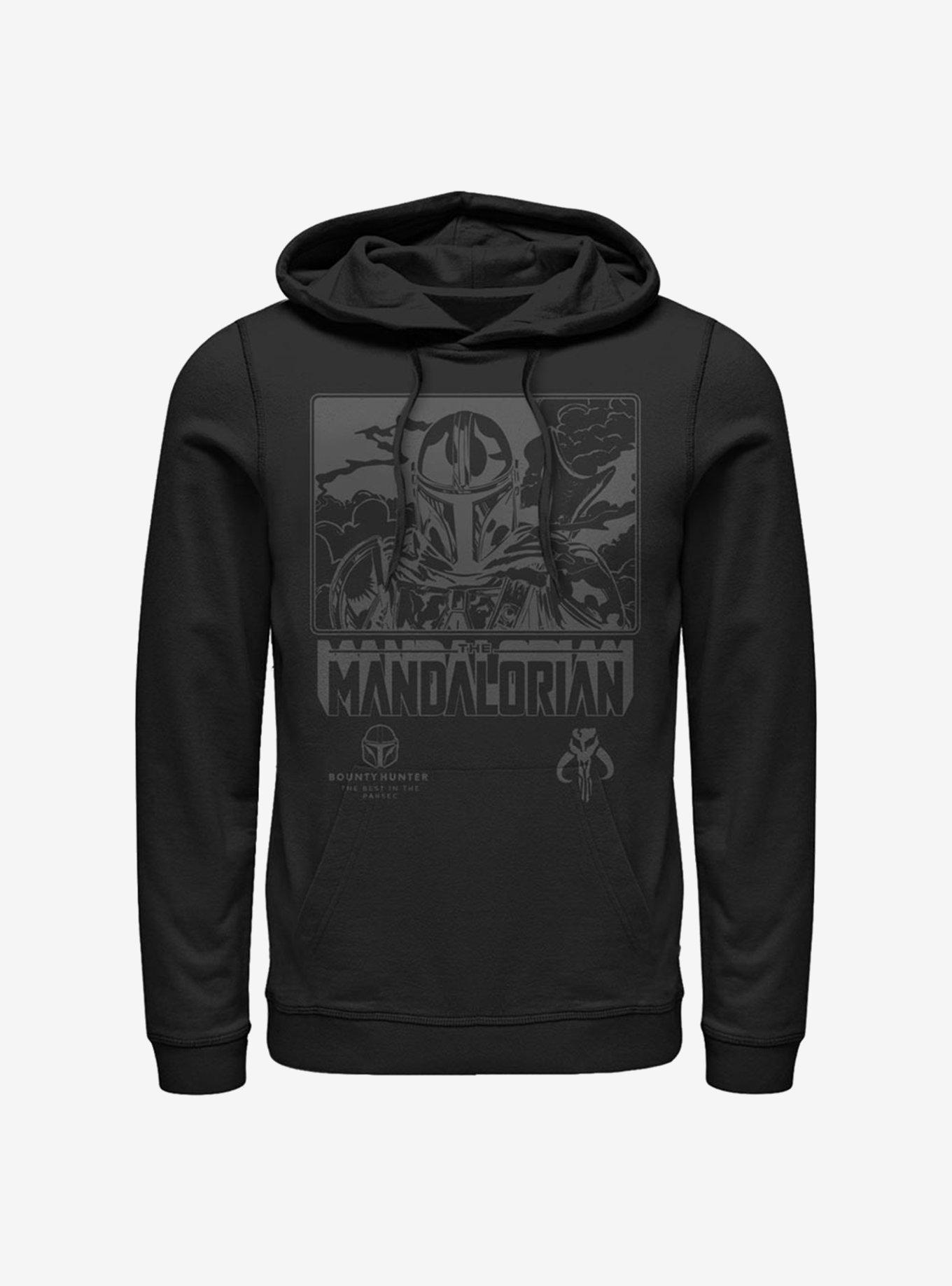 Star Wars The Mandalorian The Best Bounty Hunter Hoodie, BLACK, hi-res