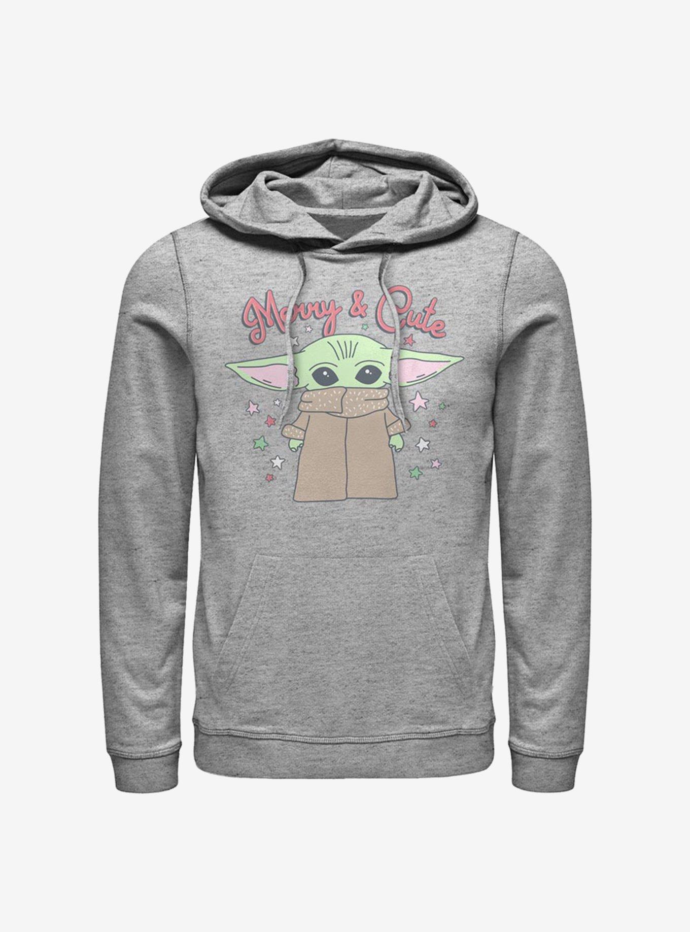 Star Wars The Mandalorian Child Merry And Cute Hoodie