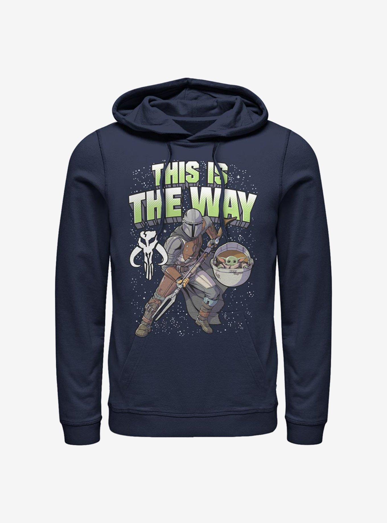 Star Wars The Mandalorian The Mando Way Hoodie, NAVY, hi-res