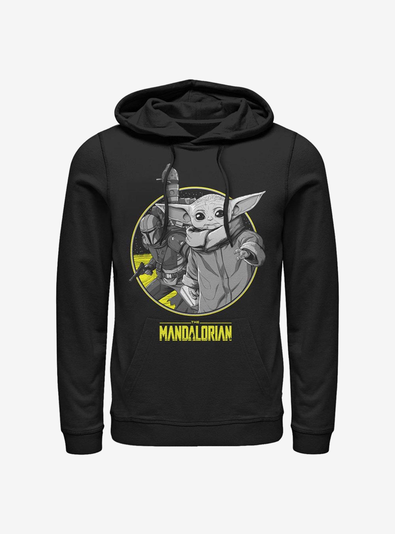 Star Wars The Mandalorian The Way Team Frame Hoodie, BLACK, hi-res