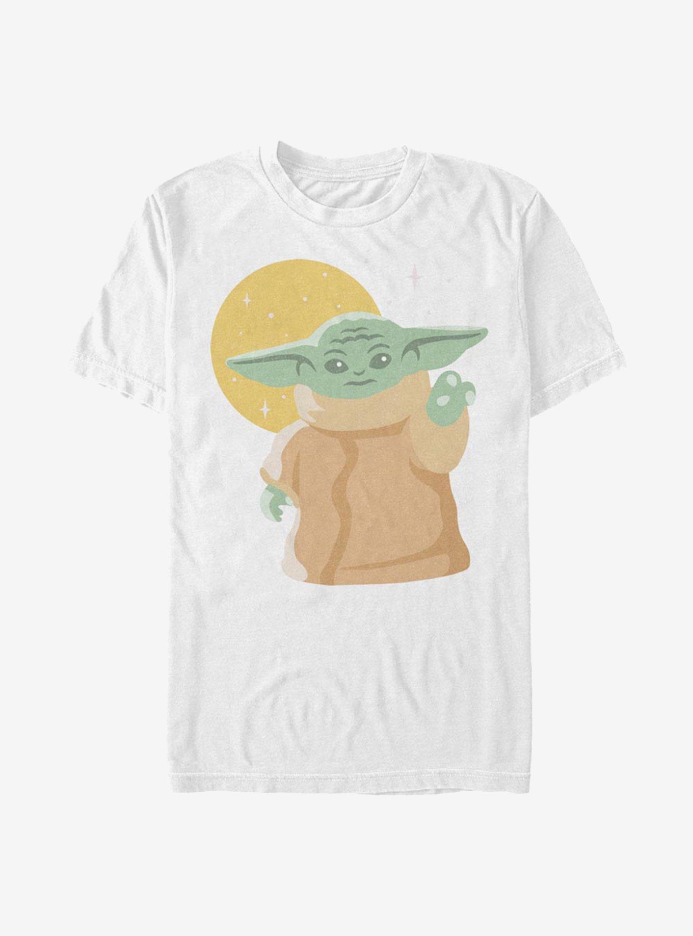 Star Wars The Mandalorian Minimalist The Child T-Shirt, WHITE, hi-res