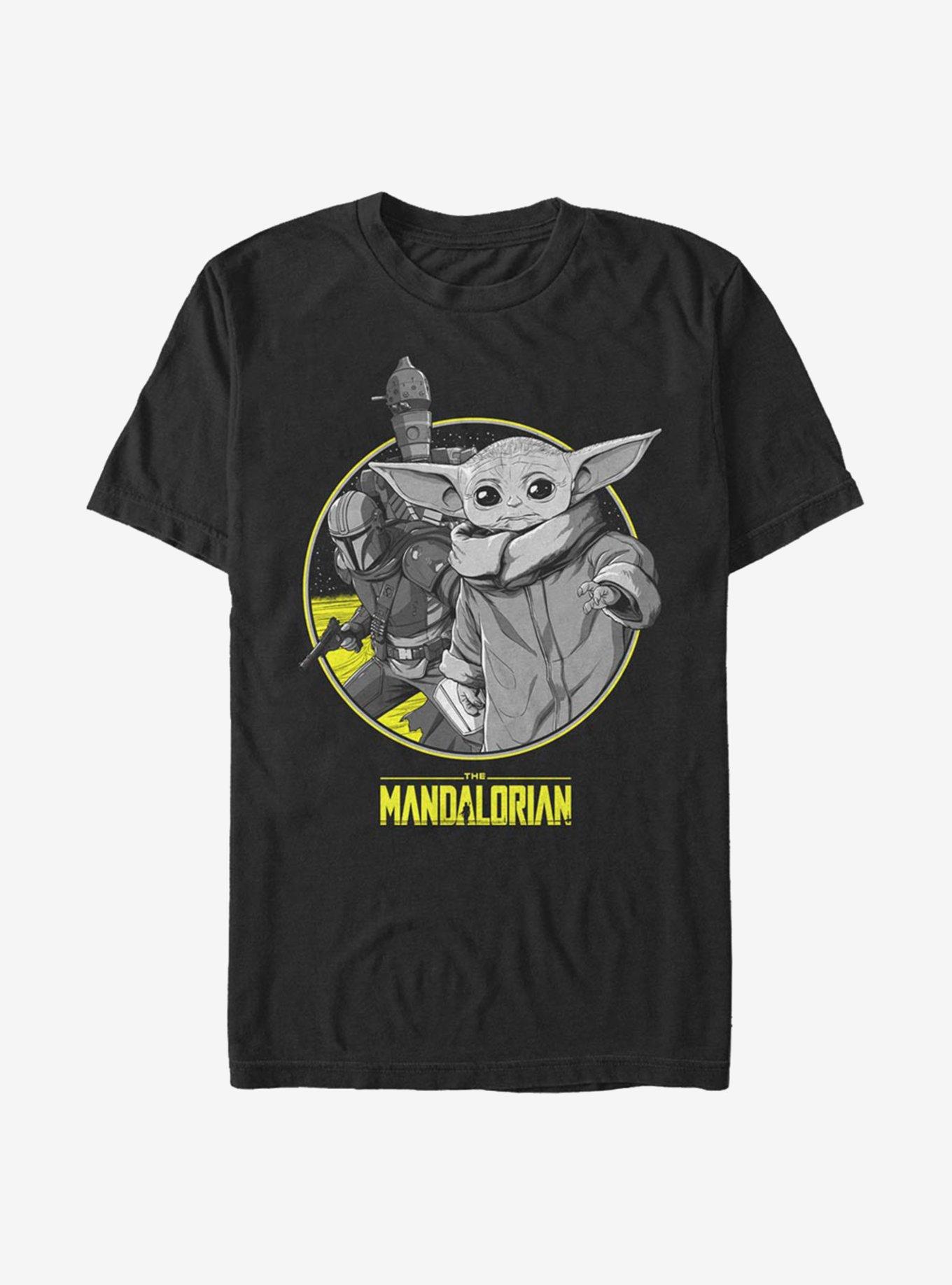 Star Wars The Mandalorian The Way Team Frame T-Shirt, BLACK, hi-res