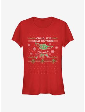 Star Wars The Mandalorian The Child Cold Outside Girls T-Shirt, , hi-res