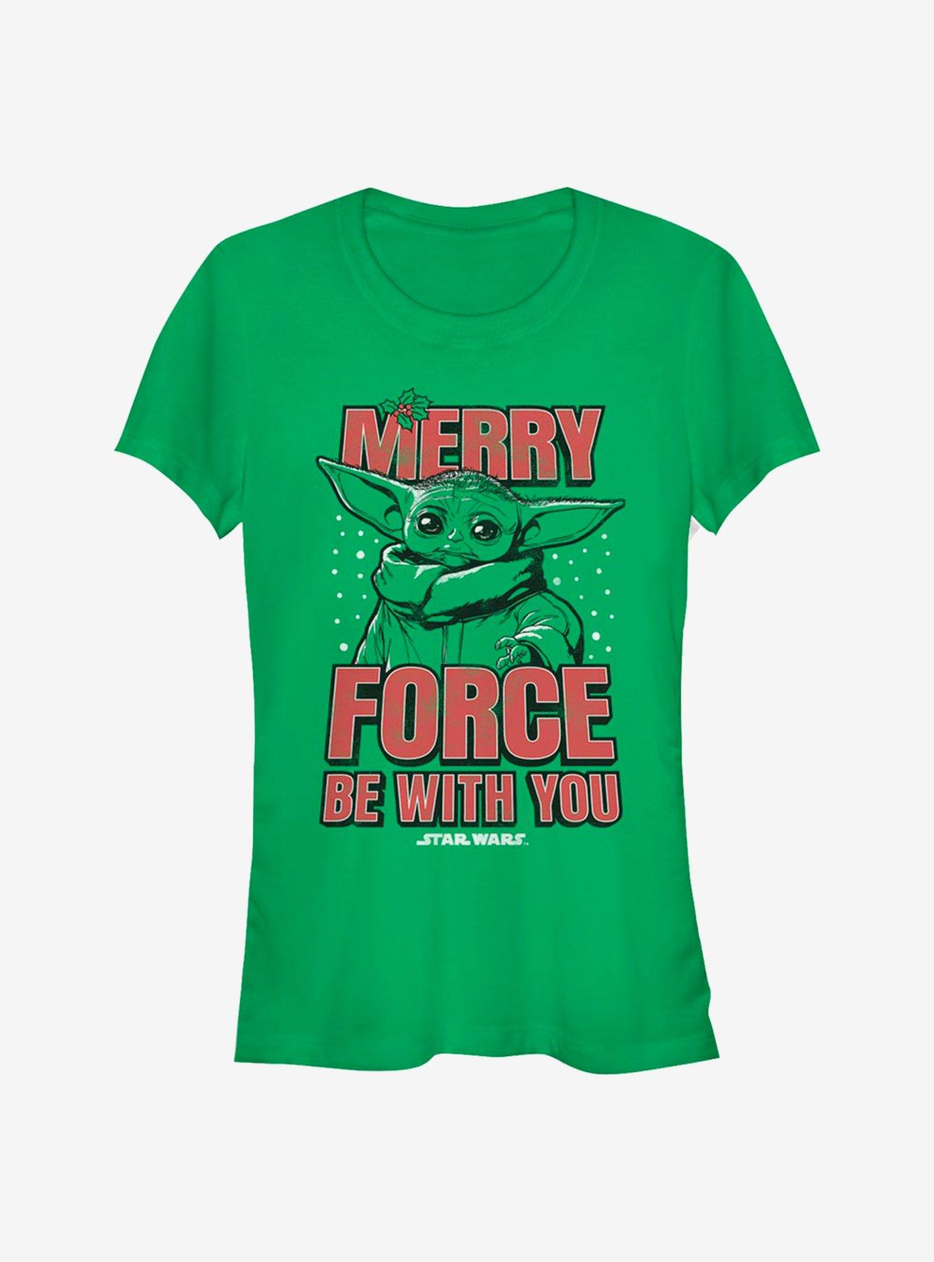 Star Wars The Mandalorian The Child Merry Force Girls T-Shirt, KELLY, hi-res