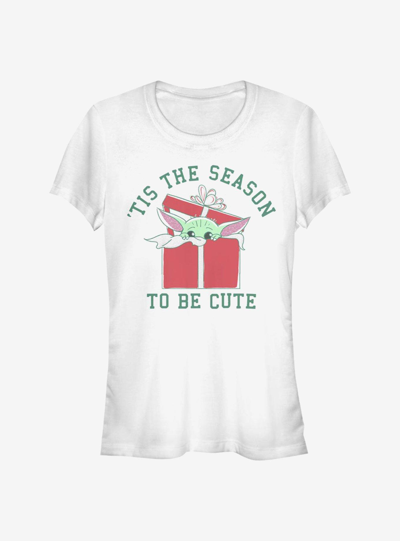 Star Wars The Mandalorian The Child 'Tis The Season Girls T-Shirt, WHITE, hi-res