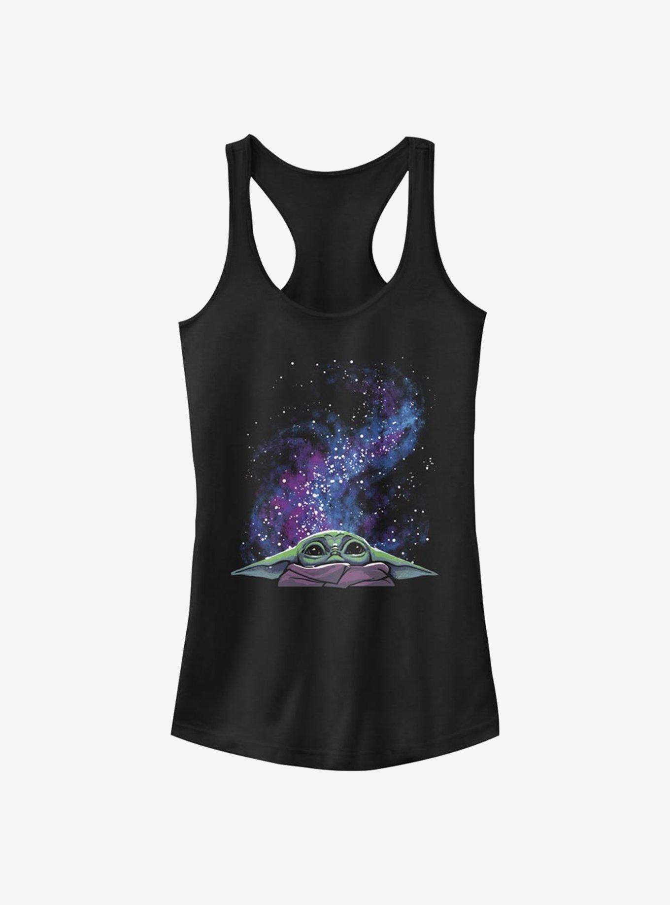 Star Wars The Mandalorian The Child Galaxy Peek Girls Tank, BLACK, hi-res