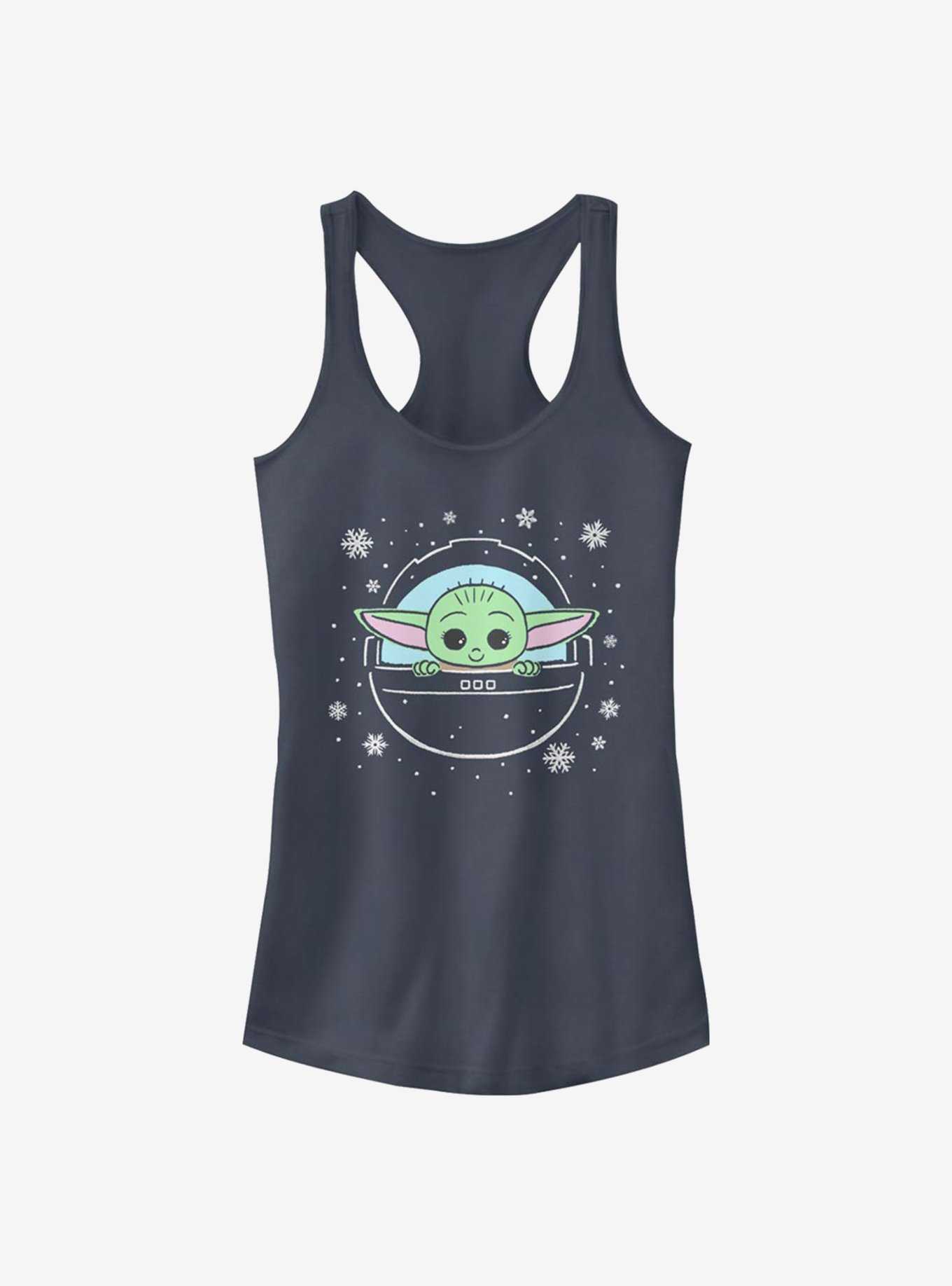 Star Wars The Mandalorian The Child Loves The Snow Girls Tank, , hi-res