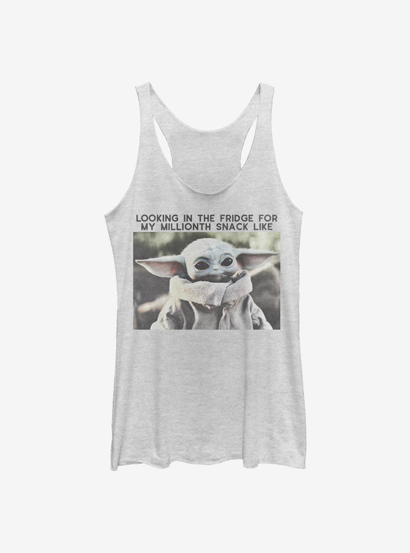 Star Wars The Mandalorian The Child Millionth Snack Girls Tank, WHITE HTR, hi-res