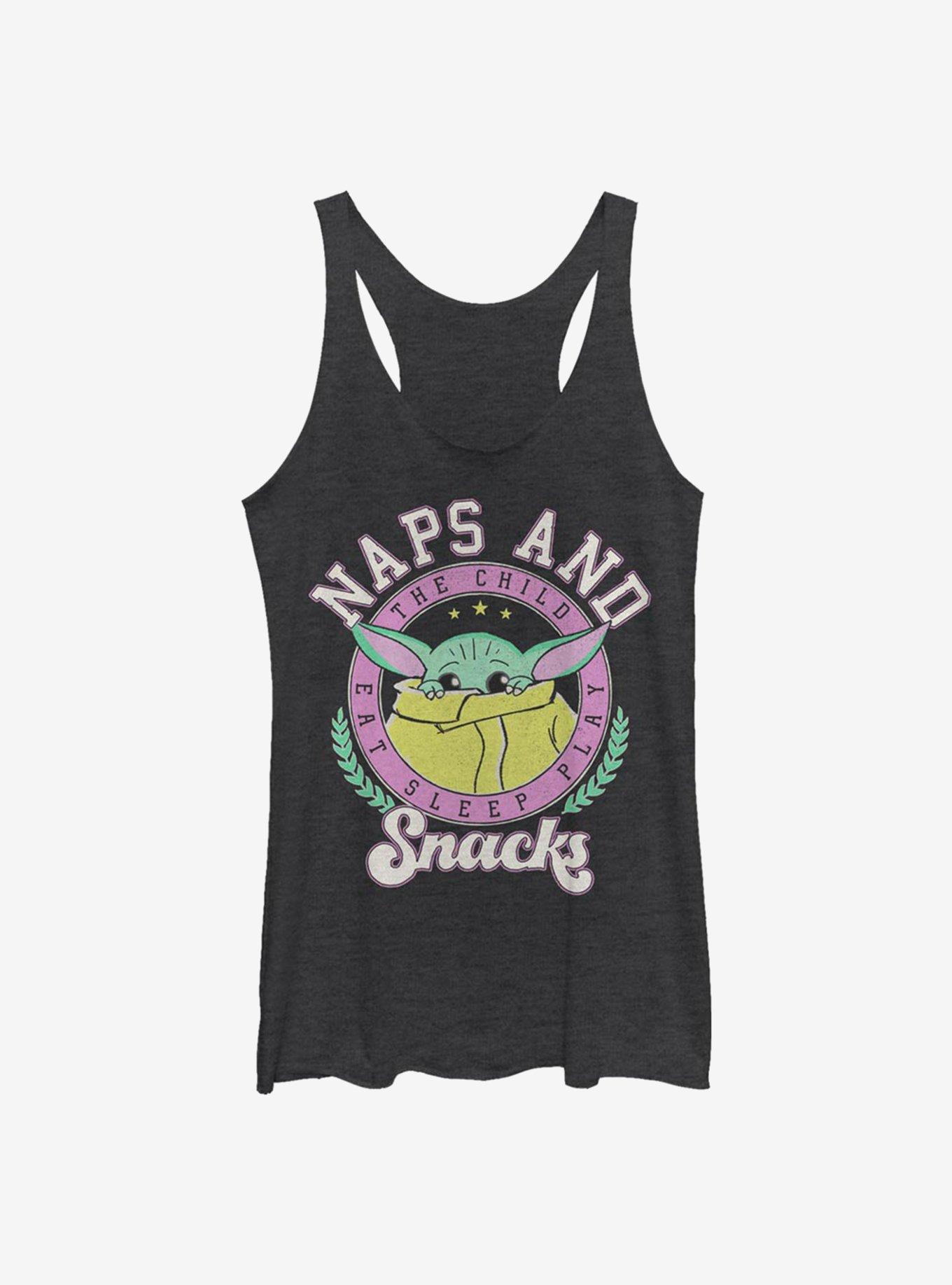 Star Wars The Mandalorian Child Naps And Snacks Girls Tank