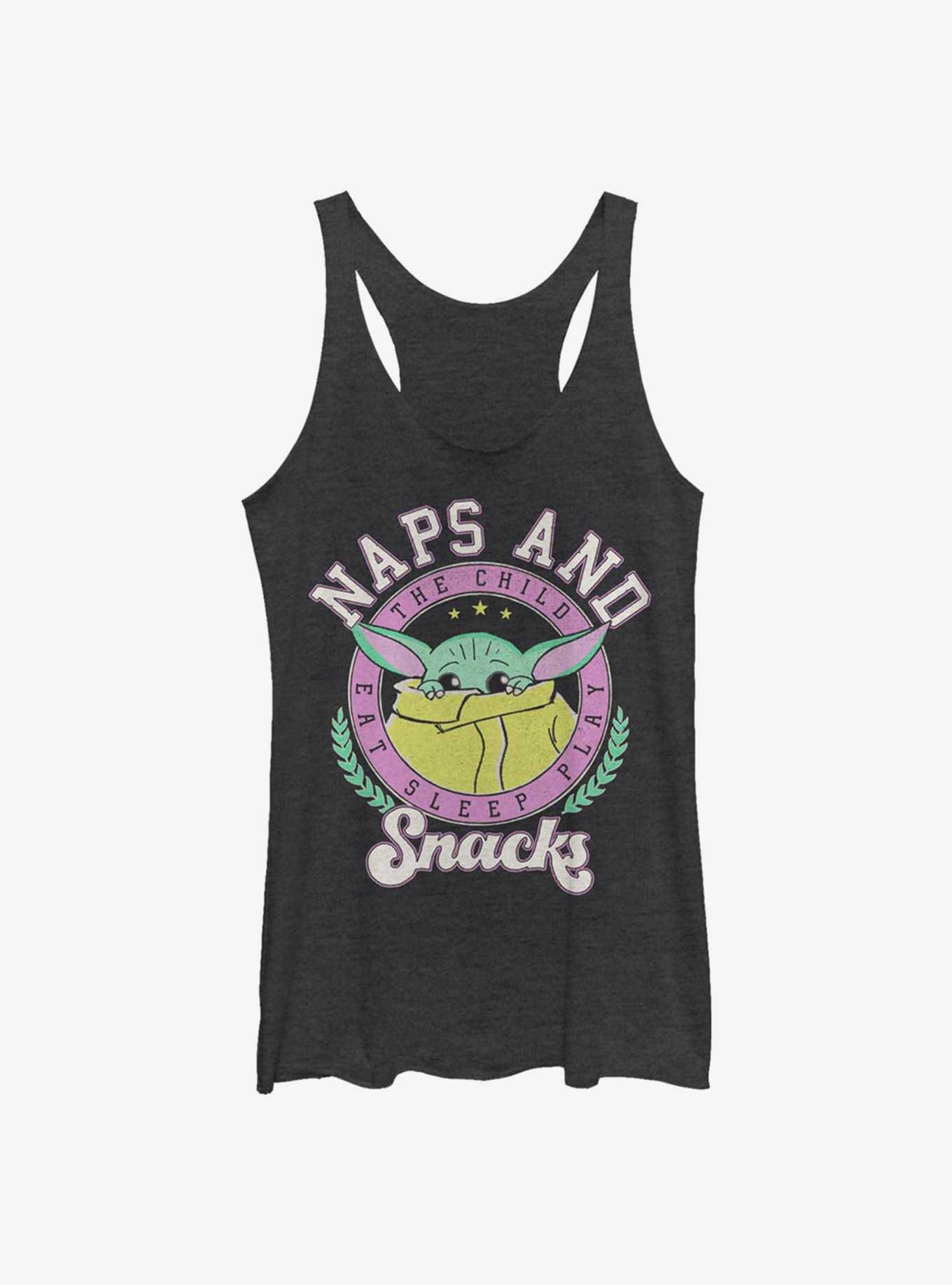 Star Wars The Mandalorian The Child Naps And Snacks Girls Tank, , hi-res