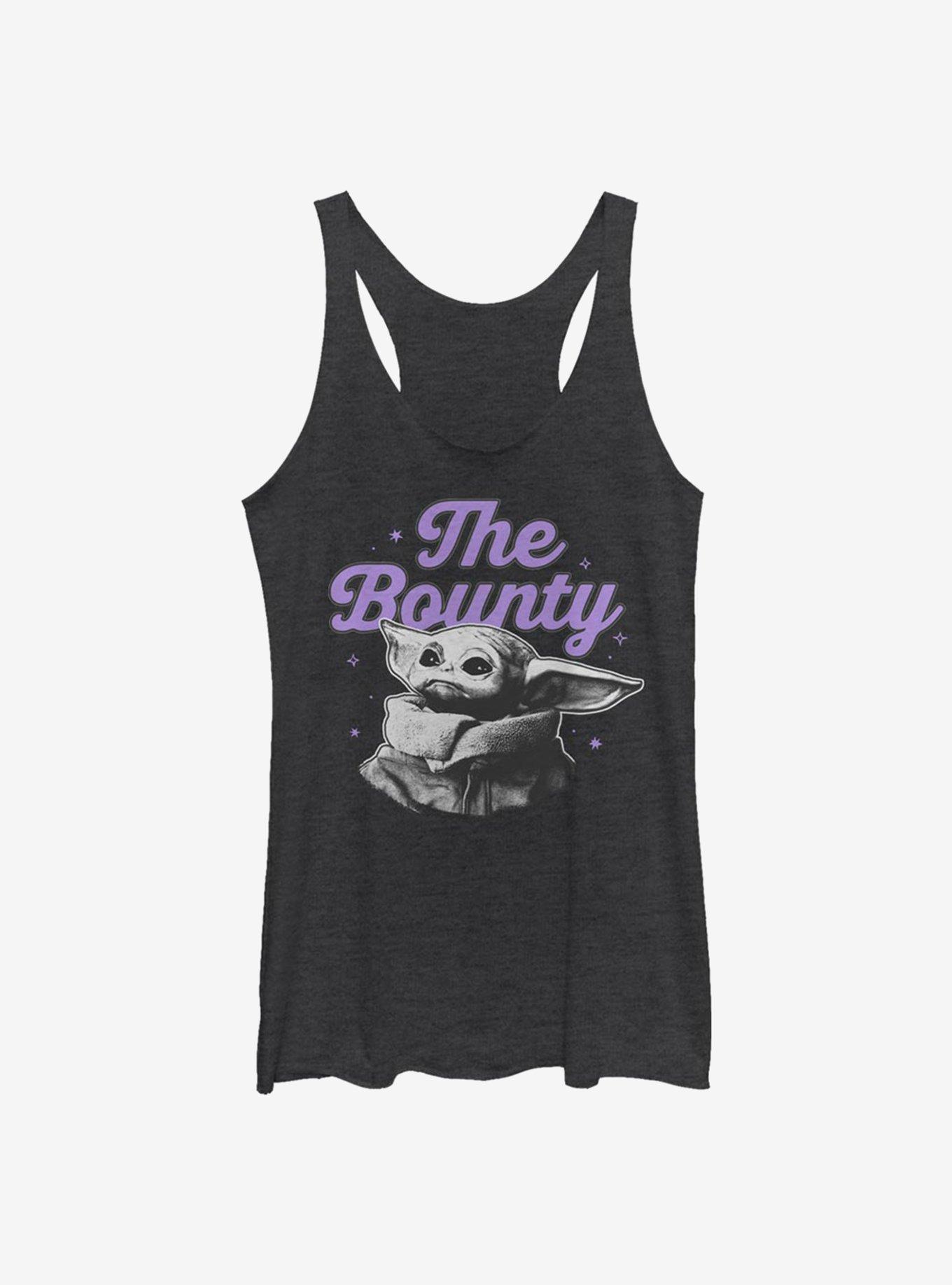 Star Wars The Mandalorian The Child The Bounty Girls Tank, BLK HTR, hi-res