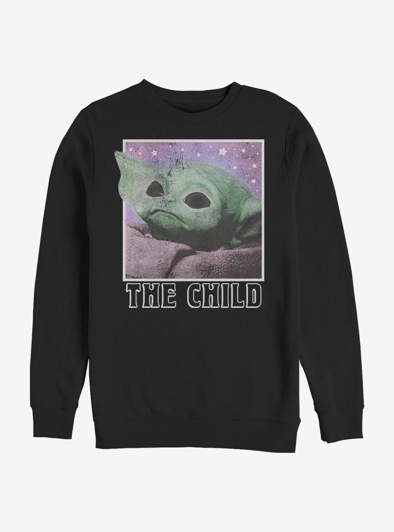 Star Wars The Mandalorian Child Cosmic Frame Crew Sweatshirt