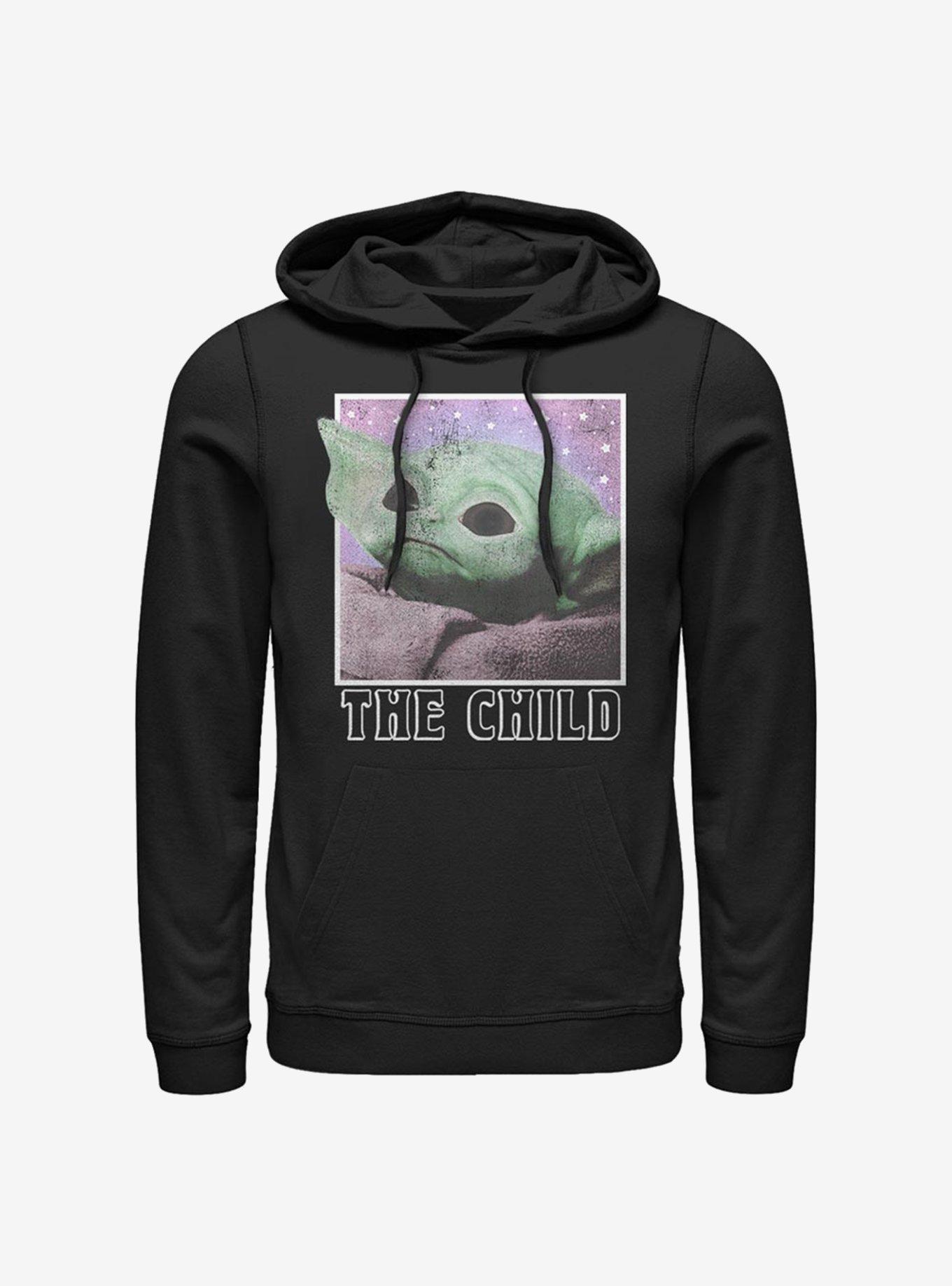 Star Wars The Mandalorian The Child Cosmic Frame Hoodie, BLACK, hi-res