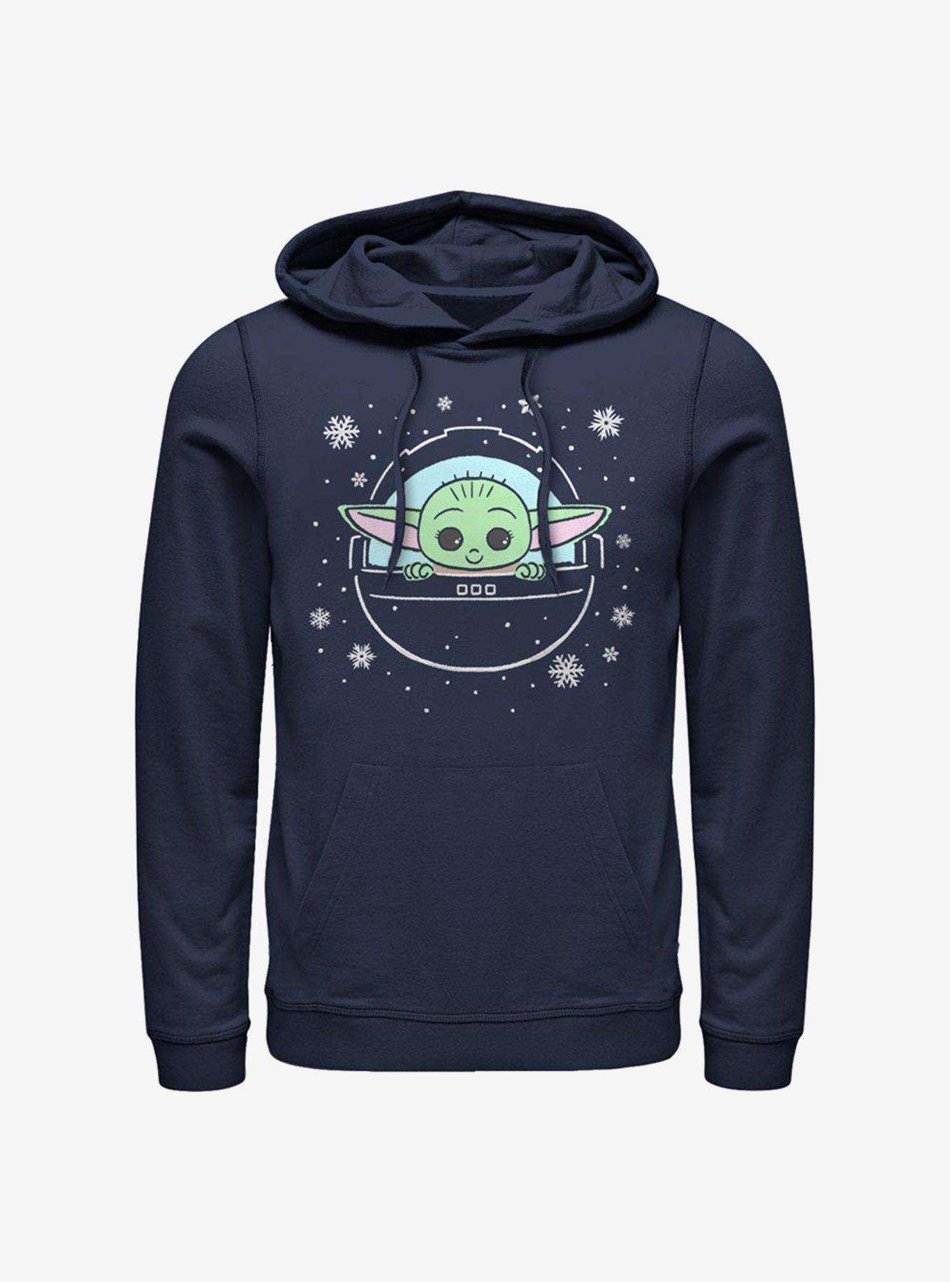 Star Wars The Mandalorian The Child Loves The Snow Hoodie, , hi-res