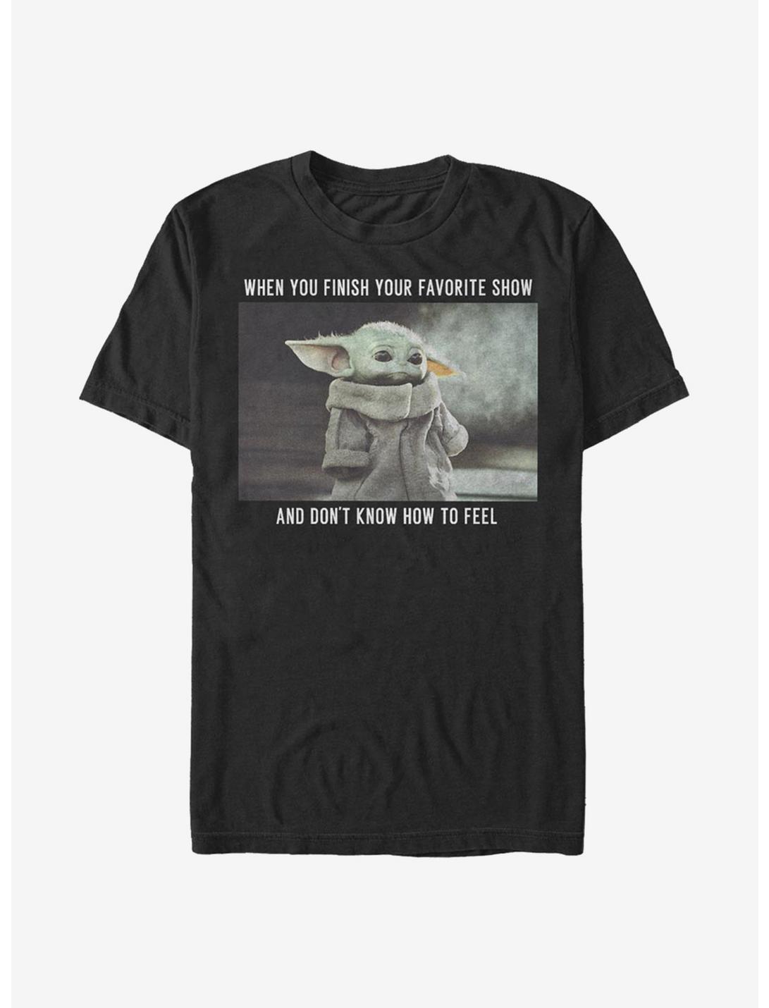 Star Wars The Mandalorian The Child Favorite Show Meme T-Shirt, BLACK, hi-res