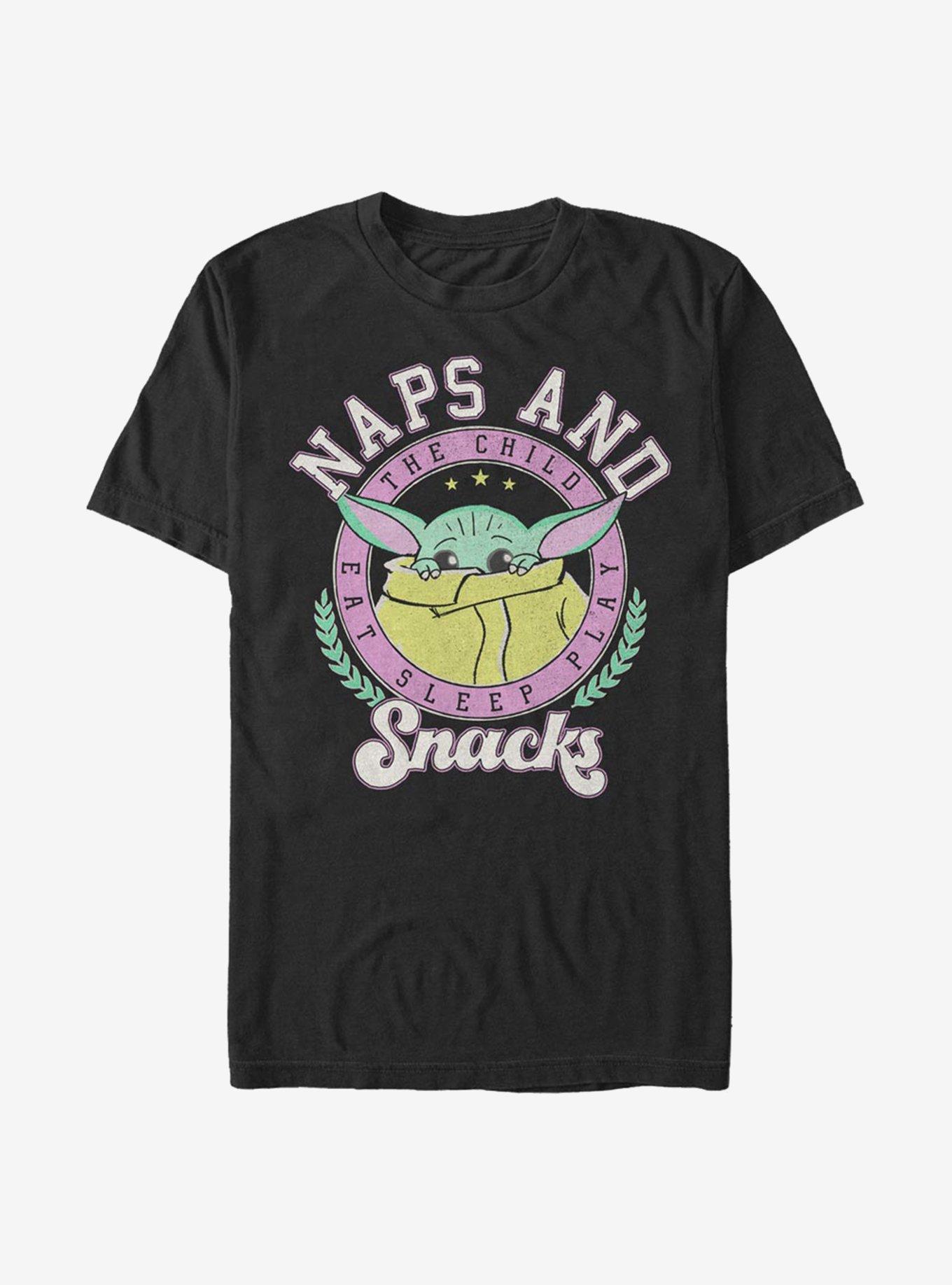 Star Wars The Mandalorian The Child Naps And Snacks T-Shirt, , hi-res