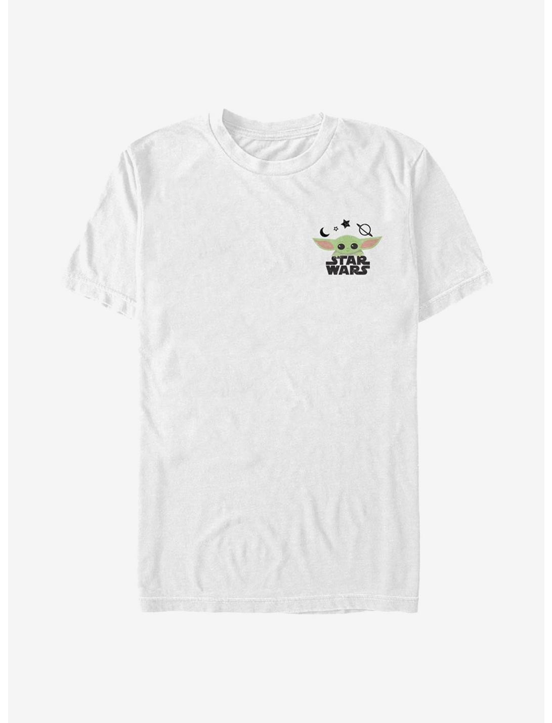Star Wars The Mandalorian The Child Star Badge T-Shirt, WHITE, hi-res