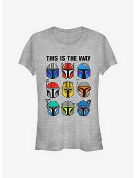 Star Wars The Mandalorian Bountiful Helmets Girls T-Shirt, , hi-res