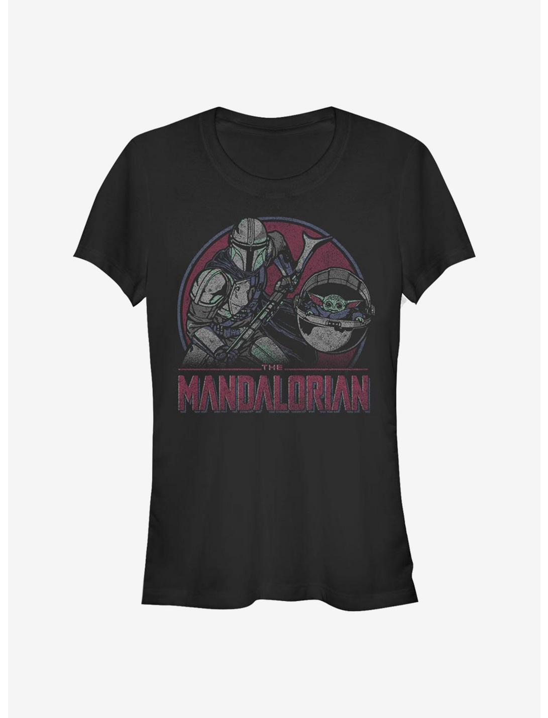 Star Wars The Mandalorian Duo Color Pop Girls T-Shirt, BLACK, hi-res