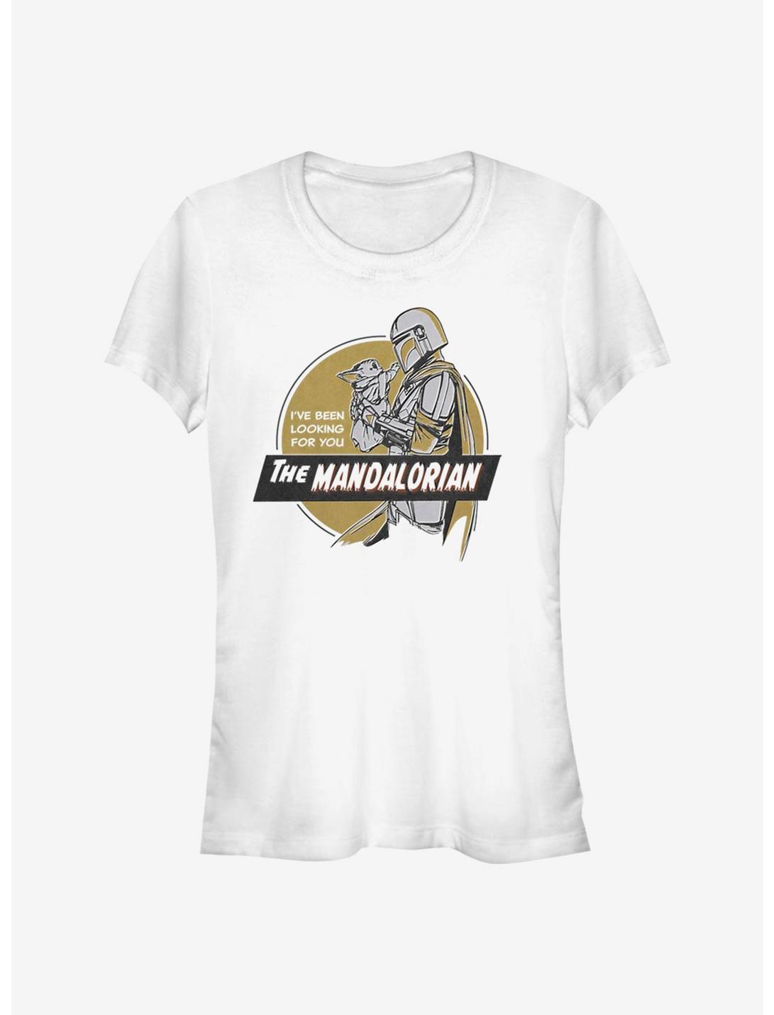 Star Wars The Mandalorian Looking For The Child Girls T-Shirt, WHITE, hi-res