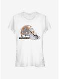Star Wars The Mandalorian Mando Speeder Girls T-Shirt, WHITE, hi-res