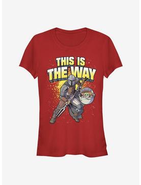 Star Wars The Mandalorian Mando Way Splatter Girls T-Shirt, , hi-res