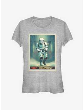Star Wars The Mandalorian Stormtrooper Running Poster Girls T-Shirt, , hi-res