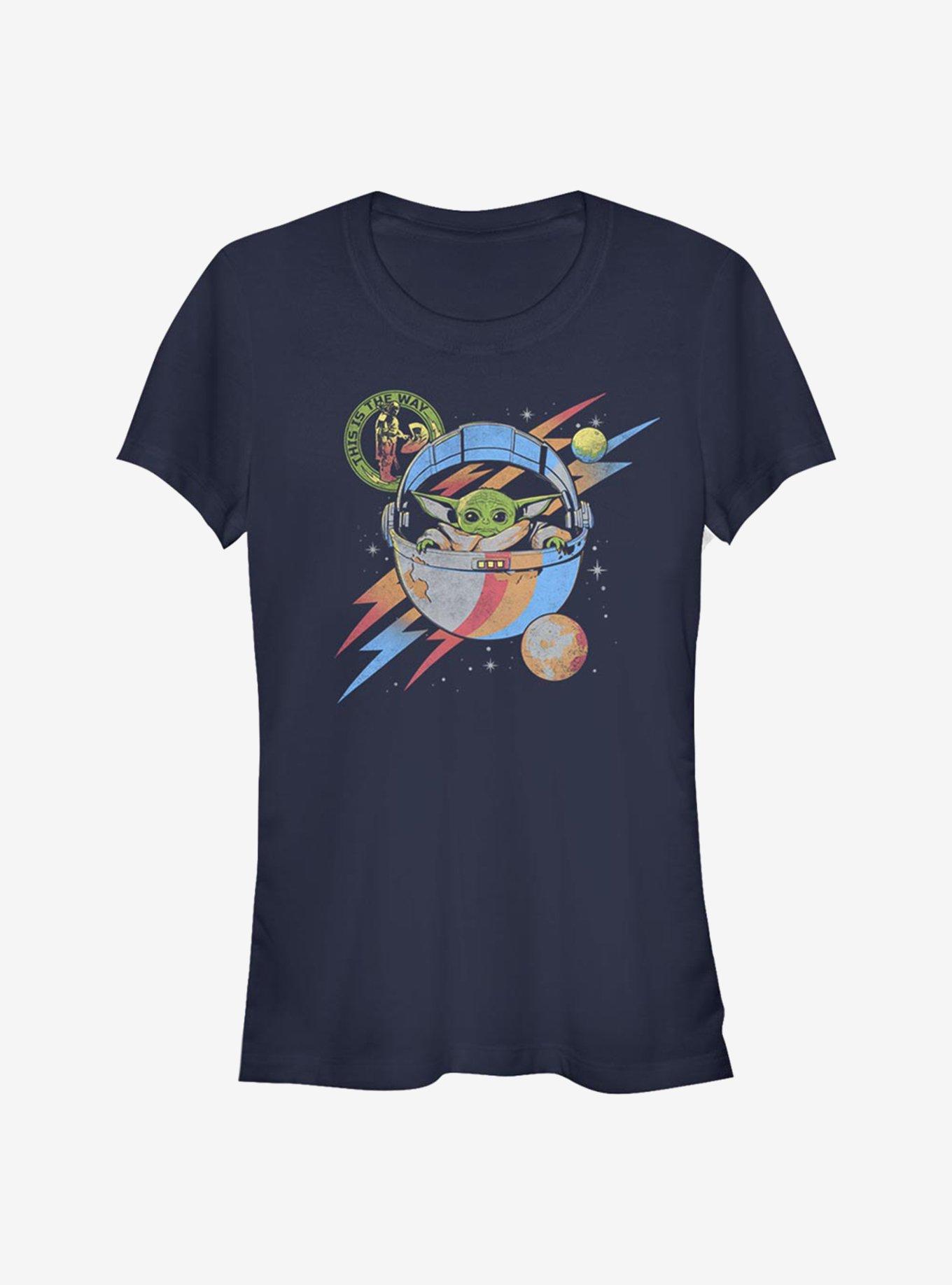 Star Wars The Mandalorian The Child Bolt Girls T-Shirt, NAVY, hi-res