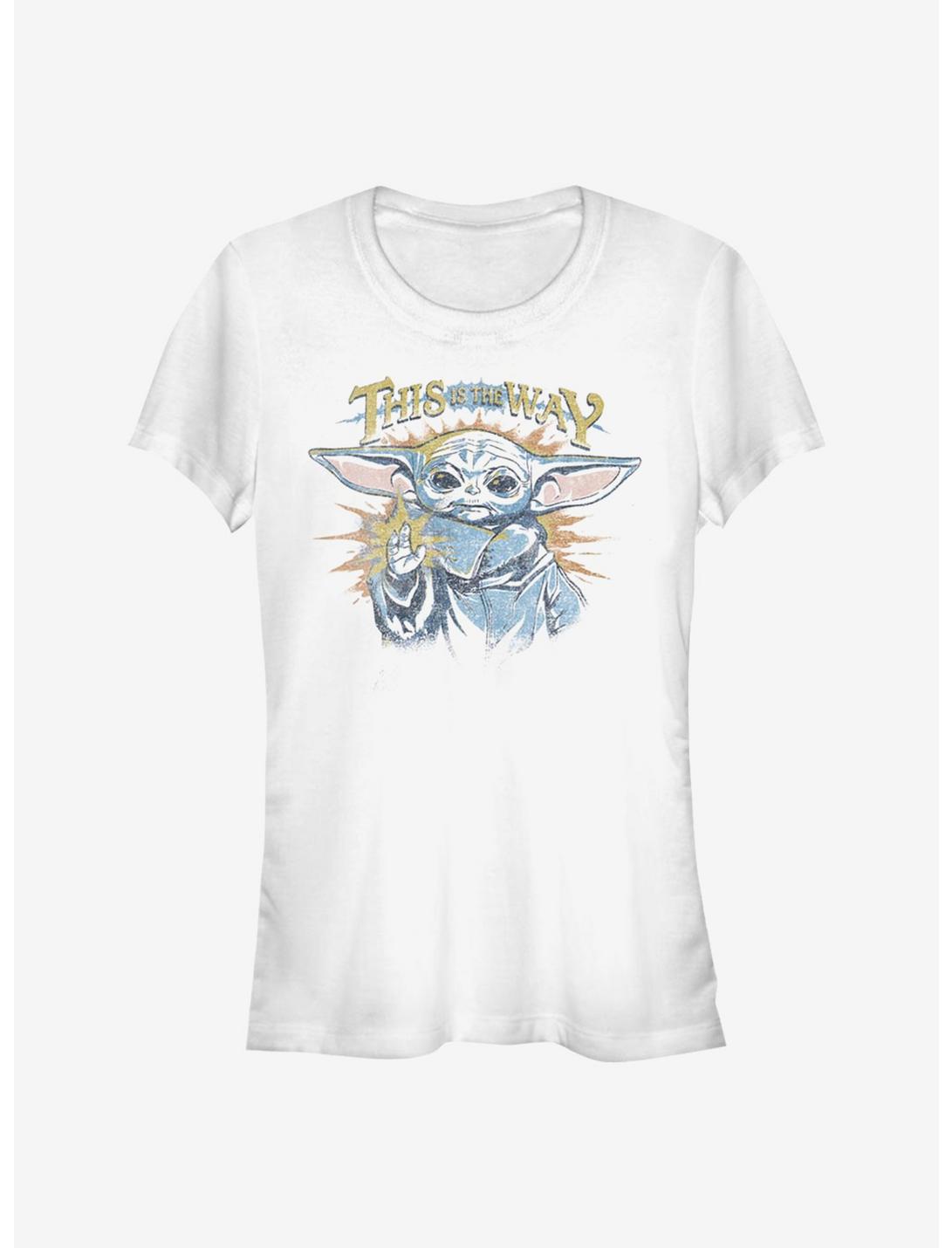 Star Wars The Mandalorian The Child Force Hands Girls T-Shirt, WHITE, hi-res