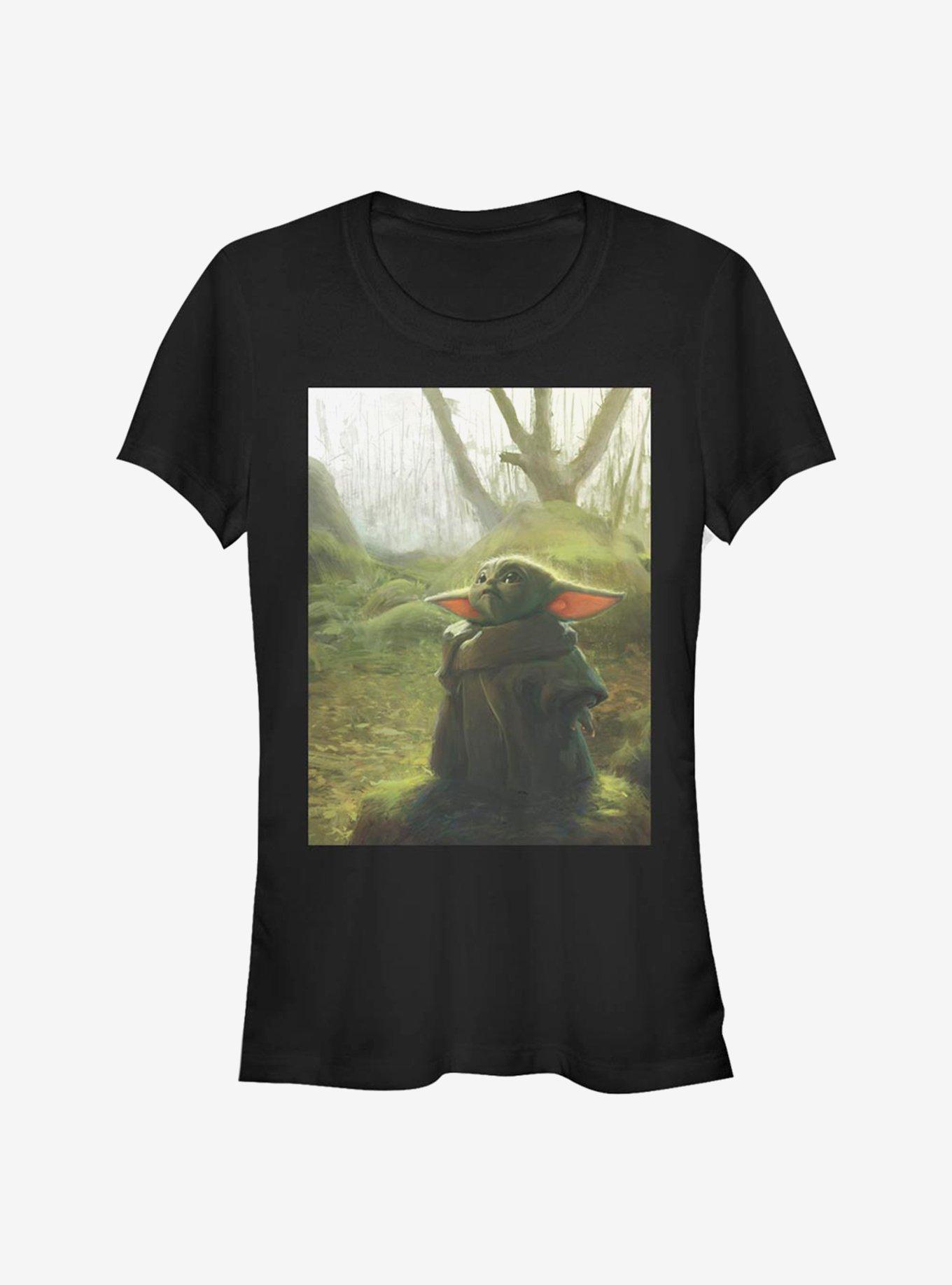 Star Wars The Mandalorian Child Illustration Girls T-Shirt