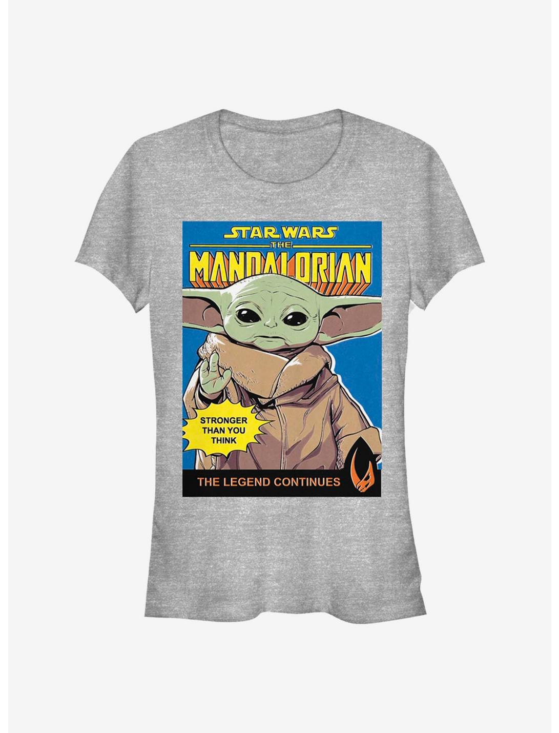 Star Wars The Mandalorian The Child stronger Poster Girls T-Shirt, ATH HTR, hi-res