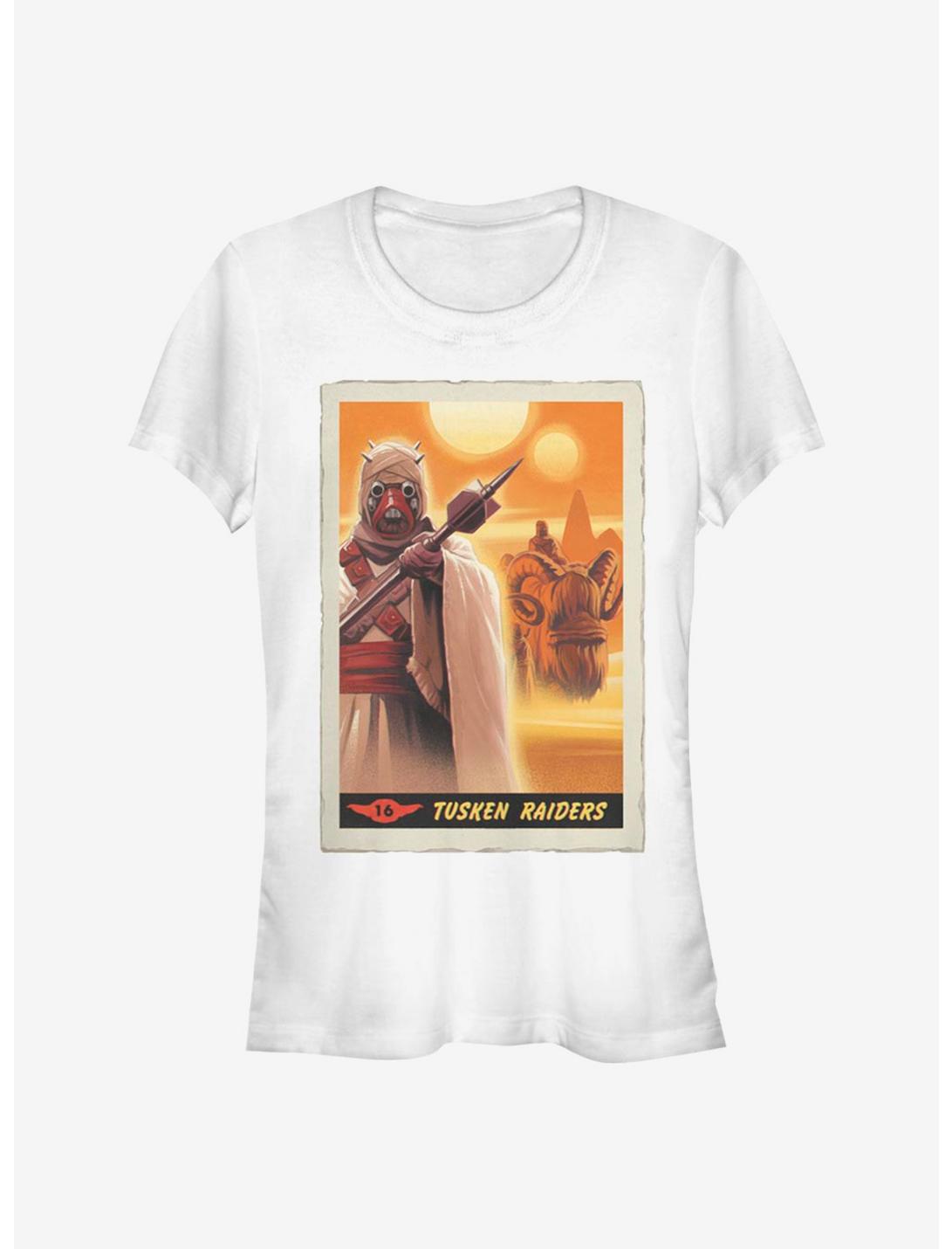 Star Wars The Mandalorian Tusken Raiders Poster Girls T-Shirt, WHITE, hi-res