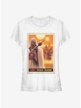 Star Wars The Mandalorian Tusken Raiders Poster Girls T-Shirt, WHITE, hi-res