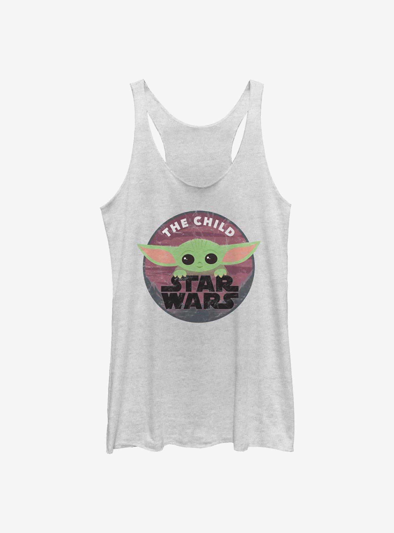 Star Wars The Mandalorian The Child Star Girls Tank, WHITE HTR, hi-res