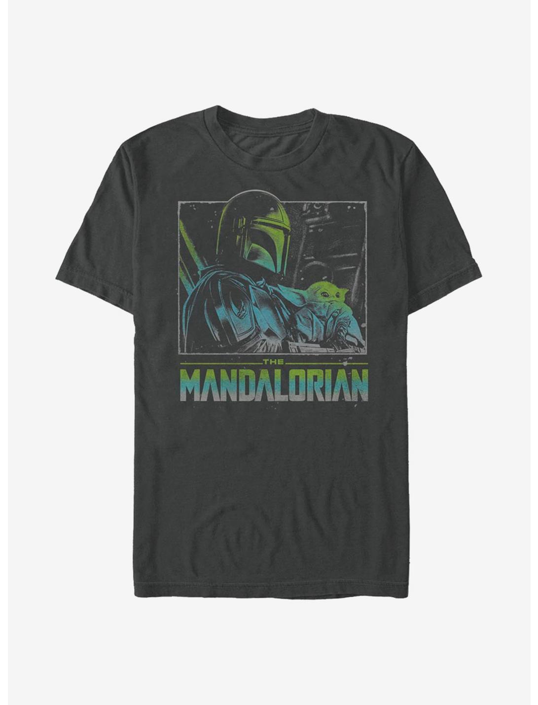 Star Wars The Mandalorian Chill Mando T-Shirt, CHARCOAL, hi-res
