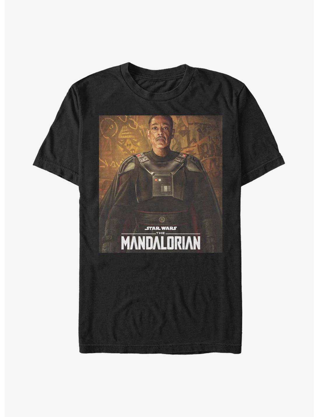 Star Wars The Mandalorian Gideon Poster T-Shirt, BLACK, hi-res