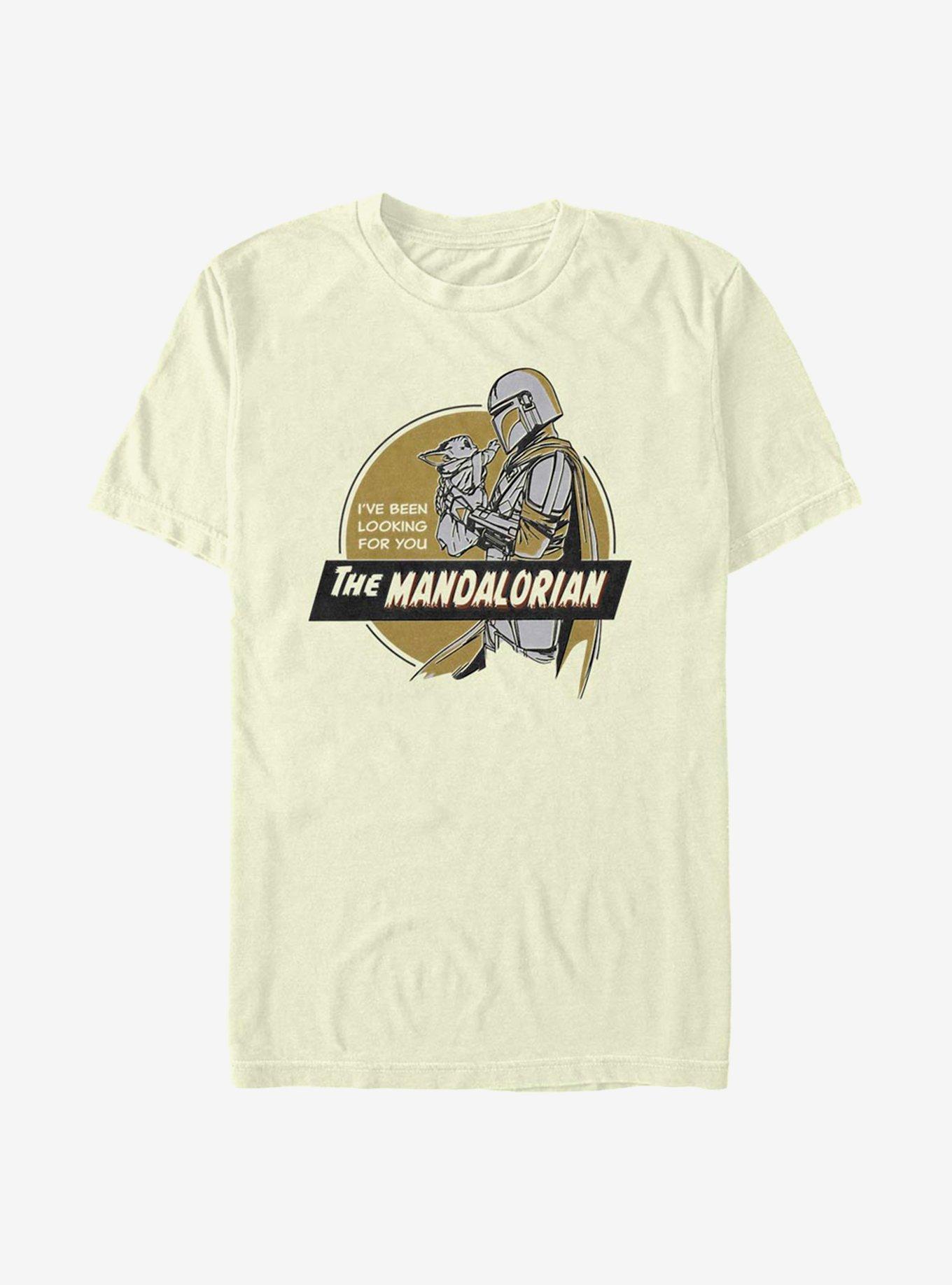Star Wars The Mandalorian Looking For The Child T-Shirt, NATURAL, hi-res