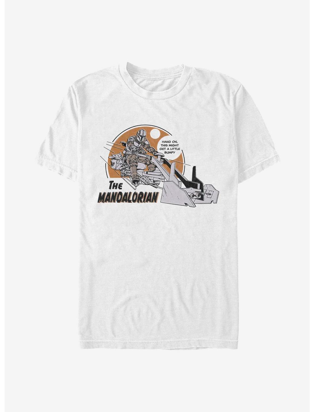 Star Wars The Mandalorian Mando Speeder T-Shirt, WHITE, hi-res