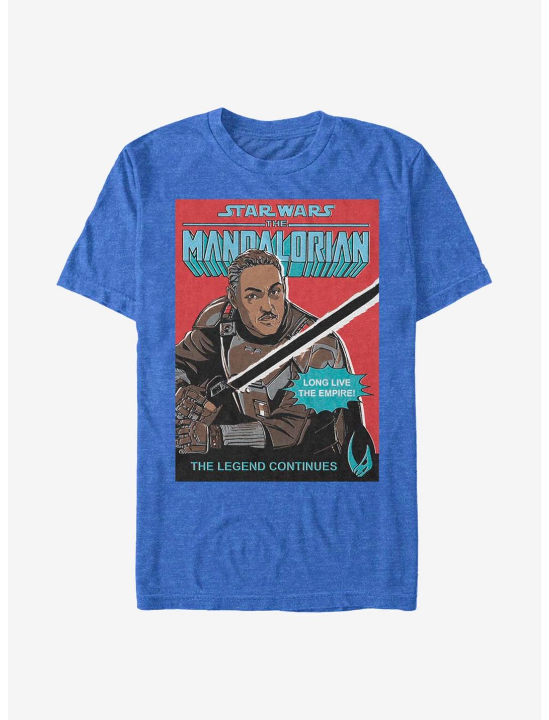 Star Wars The Mandalorian Moff Long Live Poster T-Shirt, ROY HTR, hi-res