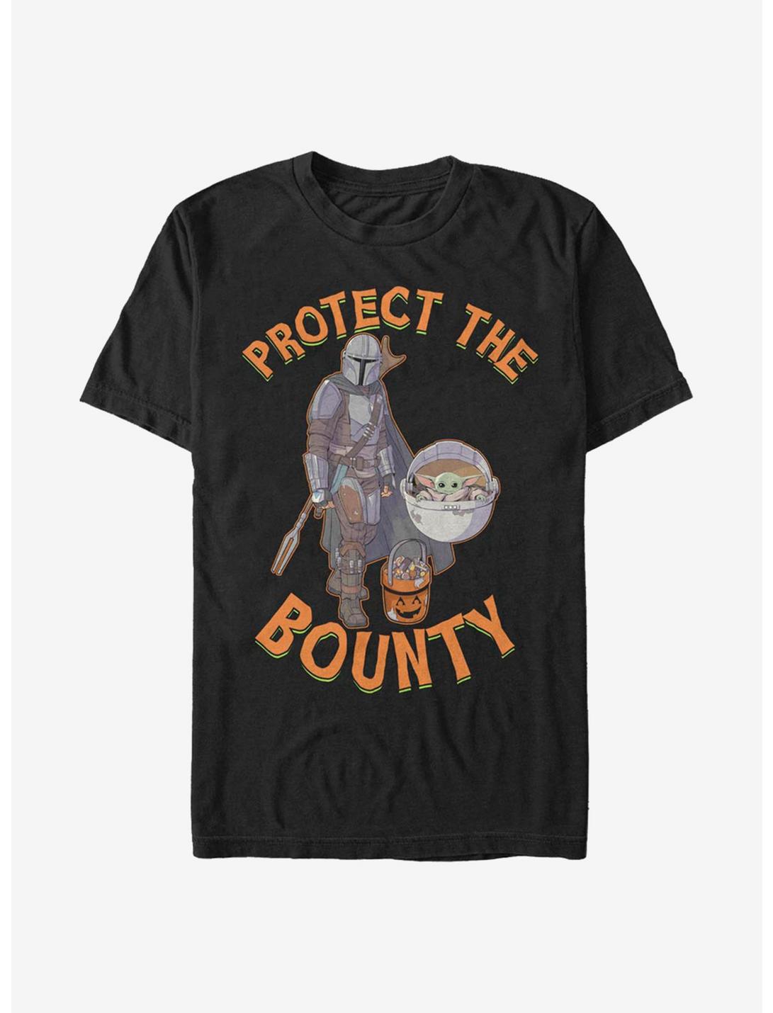 Star Wars The Mandalorian Protect The Bounty T-Shirt, CHARCOAL, hi-res