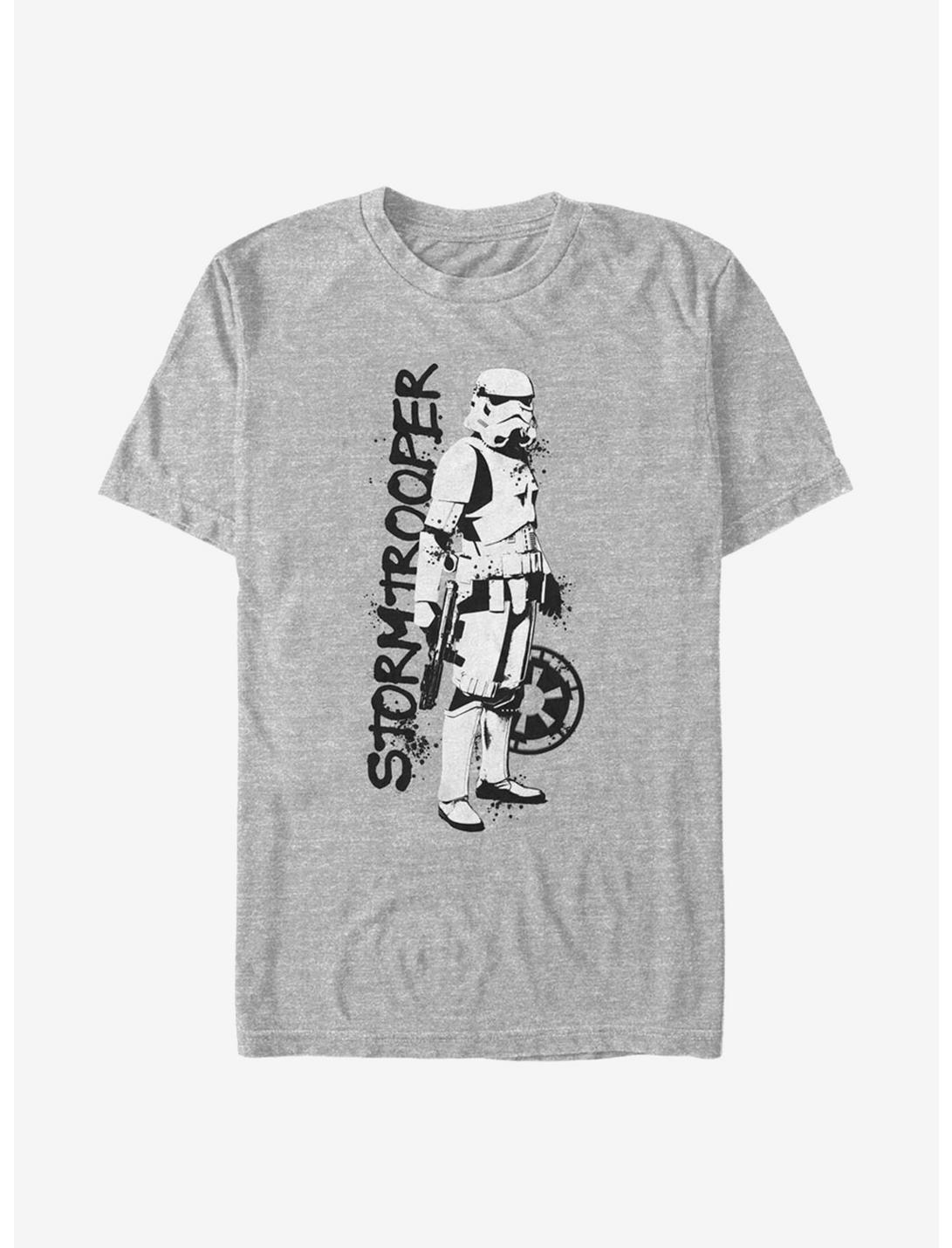 Star Wars The Mandalorian Stormtrooper Splatter T-Shirt, ATH HTR, hi-res