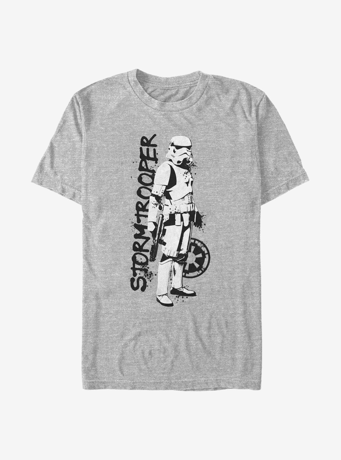 Star Wars The Mandalorian Stormtrooper Splatter T-Shirt, ATH HTR, hi-res