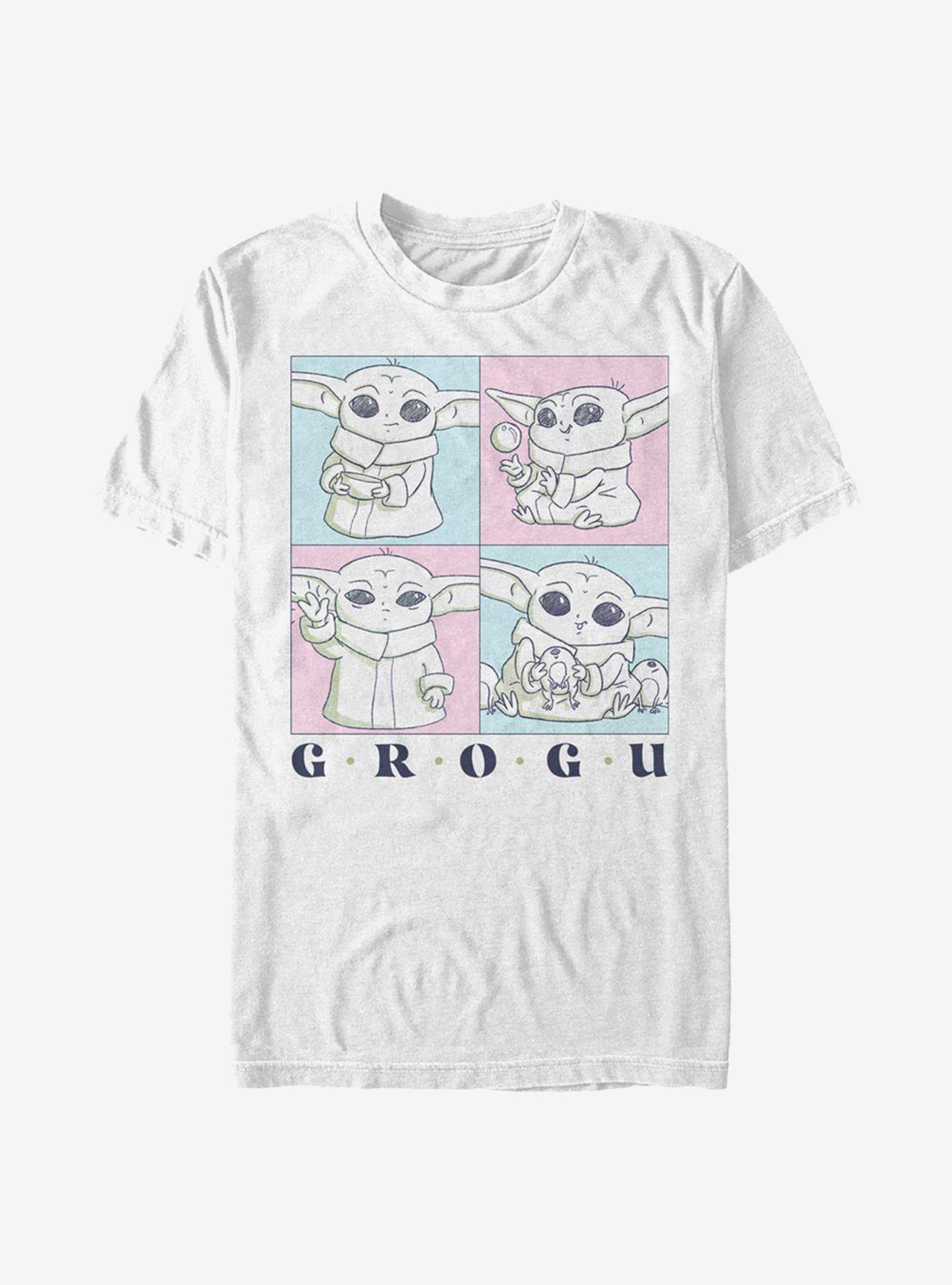 Star Wars The Mandalorian The Child Cute Boxup T-Shirt, WHITE, hi-res