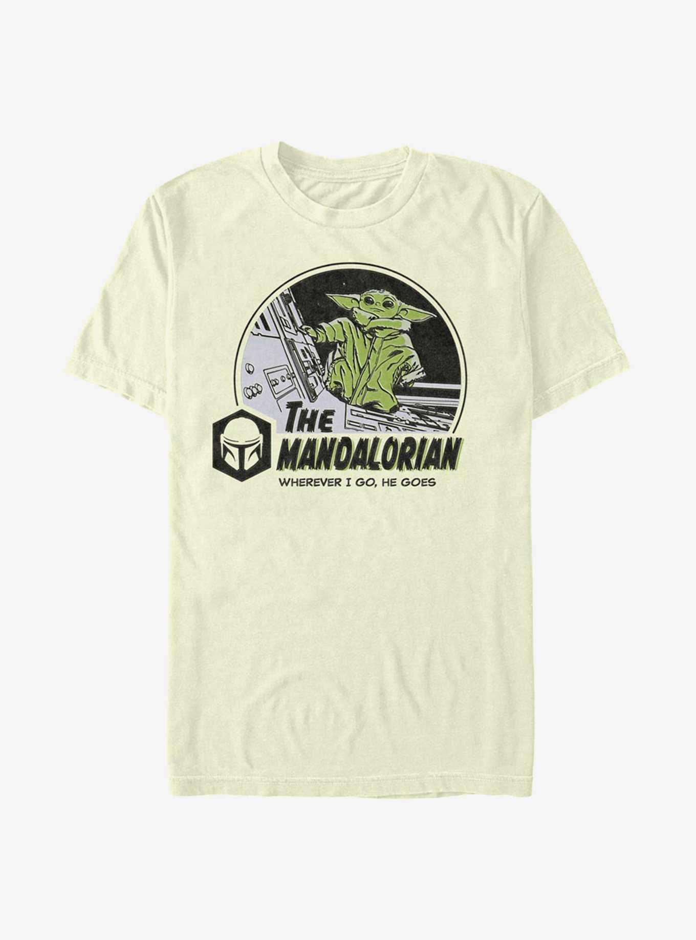 Star Wars The Mandalorian The Child In Space T-Shirt, , hi-res