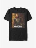 Star Wars The Mandalorian The Marshall Poster T-Shirt, BLACK, hi-res