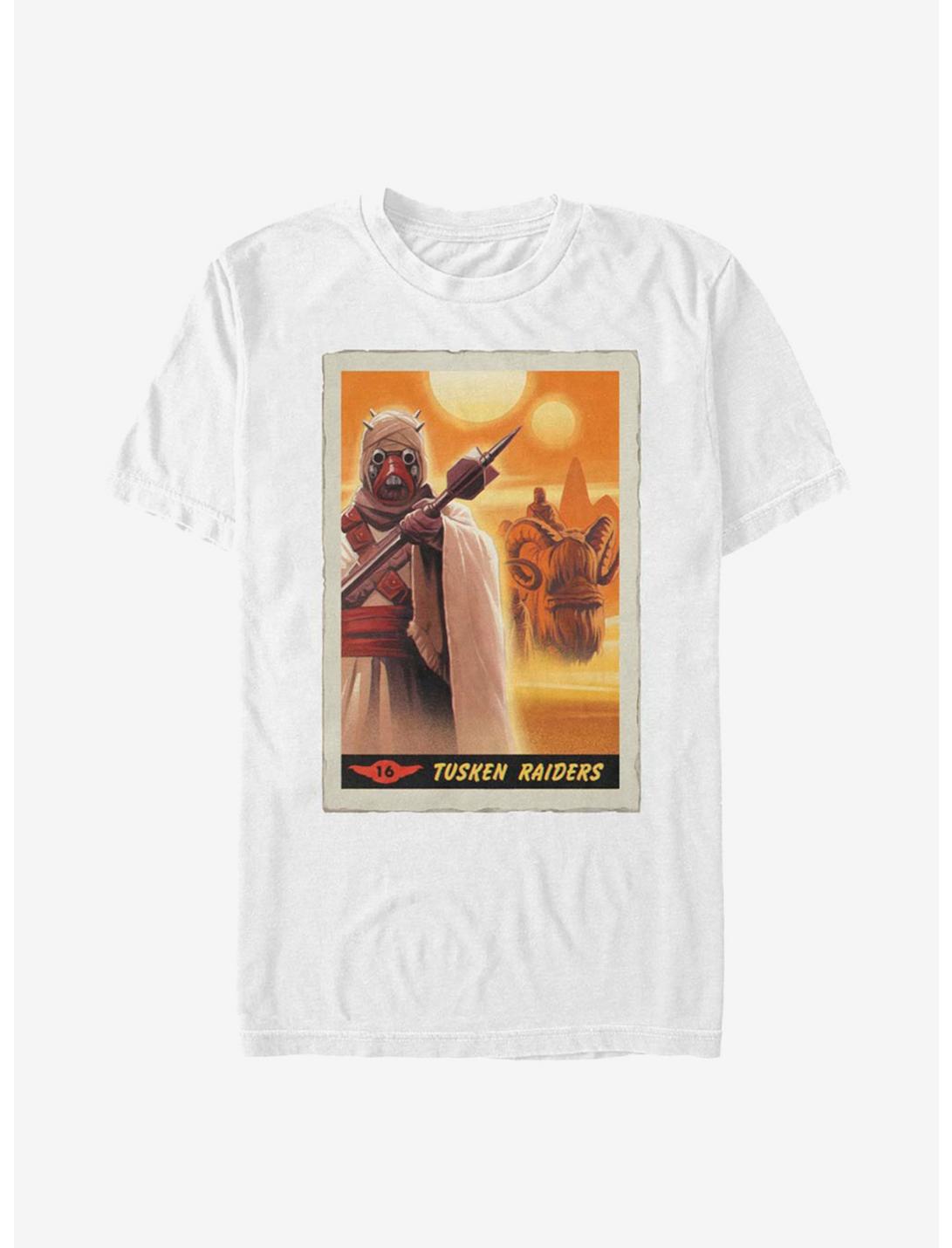 Star Wars The Mandalorian Tusken Raiders Poster T-Shirt, WHITE, hi-res
