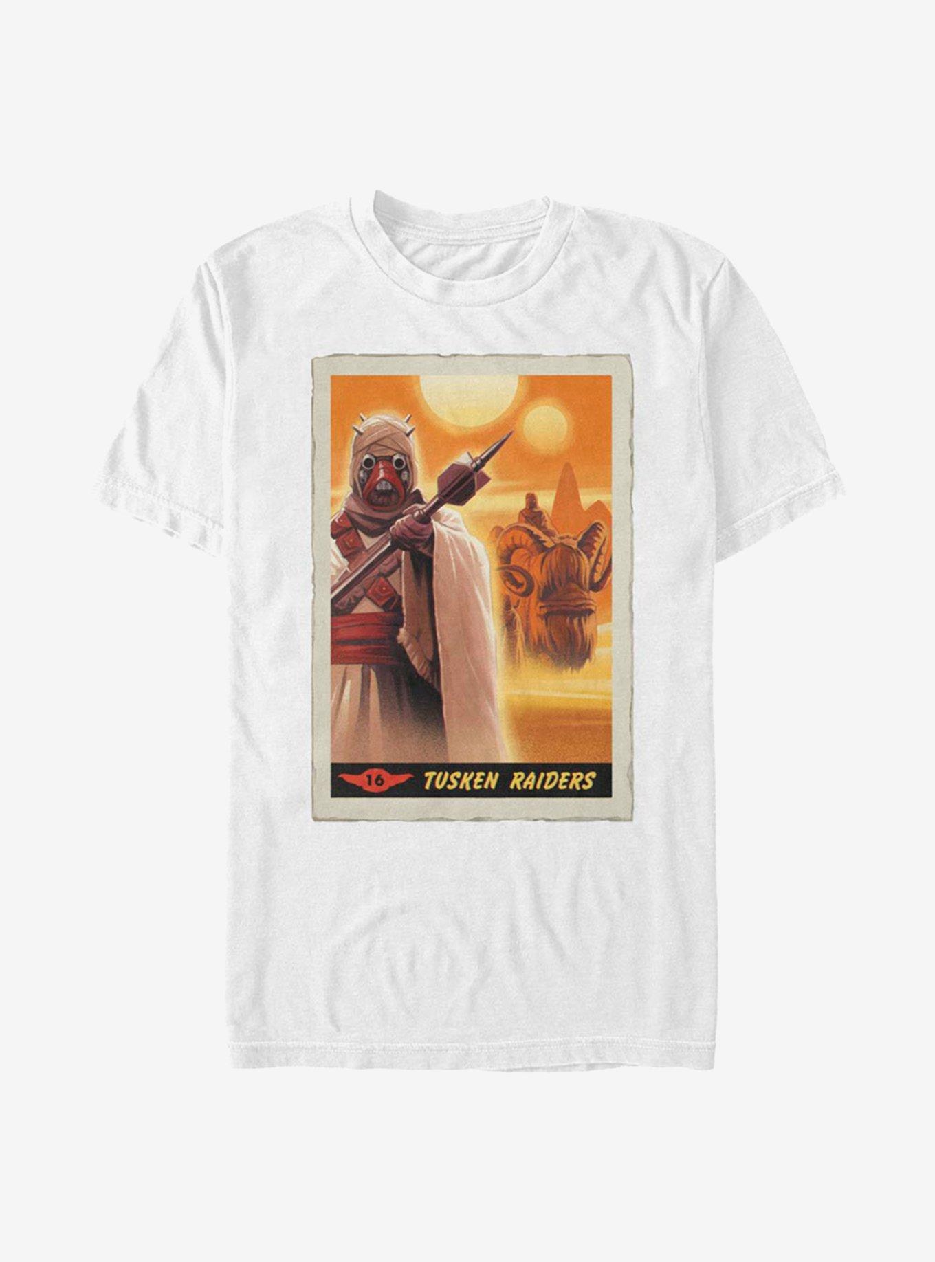 Star Wars The Mandalorian Tusken Raiders Poster T-Shirt, WHITE, hi-res